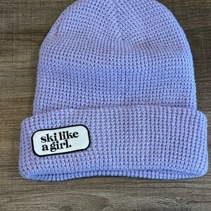 Lilac Knit Beanie